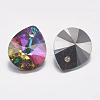 Faceted K9 Glass Rhinestone Charms RGLA-F053-D-001VO-2