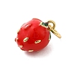 Brass Enamel Charms KK-P303-06A-G-2