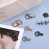 6Pcs 6 Styles Alloy Bag Side D Ring Clip FIND-CA0008-19-4