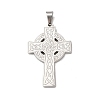 304 Stainless Steel Pendants STAS-P421-11P-1