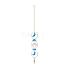 Shell Moon Hanging Ornaments HJEW-P016-01G-B-1