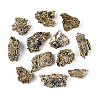 8~12Pcs Electroplated Natural Coal Quartz Geode Cornucopia Mineral Specimen G-N360-03C-2