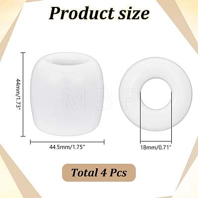 Porcelain Electric Toothbrush Holder AJEW-WH0481-696A-1