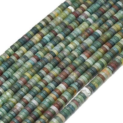 Natural Indian Agate Beads Strands G-P575-B31-4x1mm-1