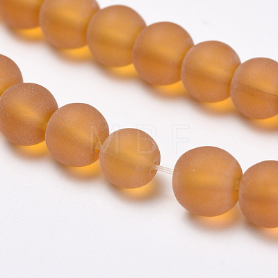 Transparent Glass Beads Strands GLAA-Q064-13-4mm-1