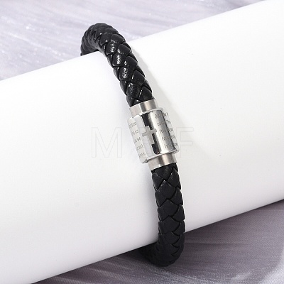 Braided Microfiber Leather Cord Bracelets BJEW-D304-13P-02-1