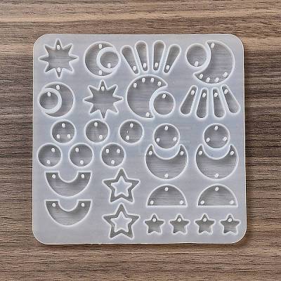 DIY Silicone Pendant Molds X-DIY-G079-12B-1