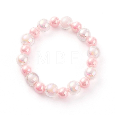 Acrylic Beaded Bracelet & Necklace Set for Kids SJEW-JS01207-05-1