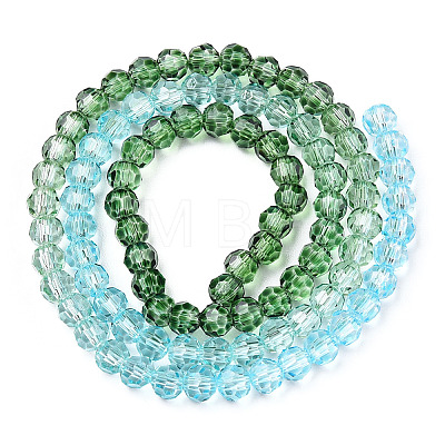 Transparent Glass Beads Strands GLAA-E036-07L-1