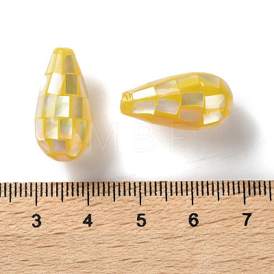 Natural Yellow Shell Beads SSHEL-B002-10A-03-1