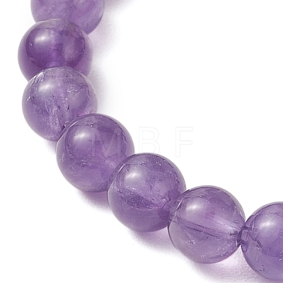 5Pcs 6mm Gemstone Round Beaded Stretch Bracelets Sets BJEW-JB10947-1