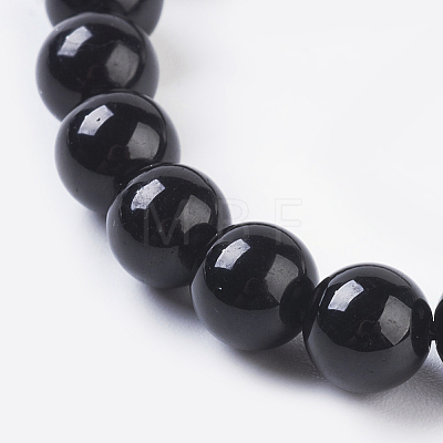 Natural Tourmaline Beads Strands X-G-G099-6mm-11-1