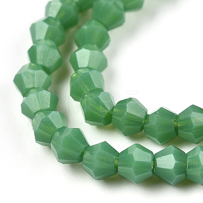 Opaque Solid Color Imitation Jade Glass Beads Strands EGLA-A039-P2mm-D07-1