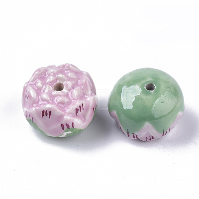 Handmade Porcelain Beads PORC-N004-A-67-1