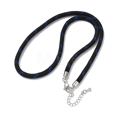 Ployester Core-Wrapped Round Cord Necklace Making KK-CBACFA2-03P-25-1