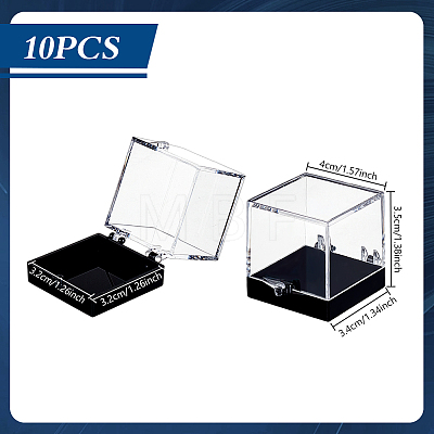 Acrylic Display Case Specimen Box CON-WH0095-122-1
