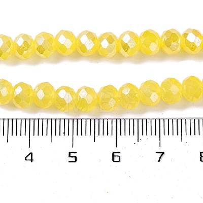 Baking Electroplate Glass Beads Strands LS-DGLA-A039-J6MM-B23-1