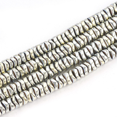 Electroplate Non-magnetic Synthetic Hematite Beads Strands G-T061-169-1