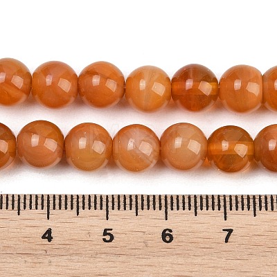 Handmade Lampwork Beads Strand LAMP-B056-8mm-14-1