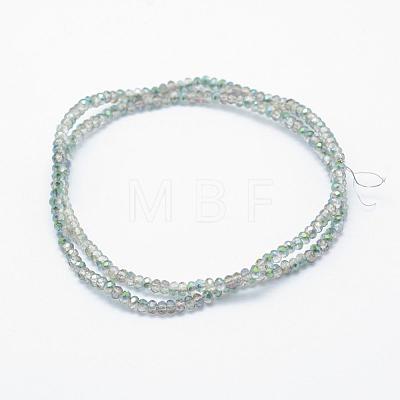 Electroplate Glass Beads Strands EGLA-J144-HP-A01-1