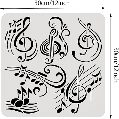 Plastic Reusable Drawing Painting Stencils Templates DIY-WH0172-969-1