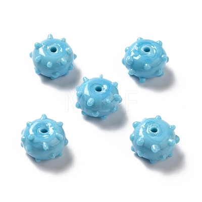 Handmade Bumpy Lampwork Beads LAMP-E023-06G-1