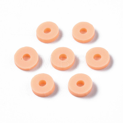 Handmade Polymer Clay Beads CLAY-R067-4.0mm-B13-1