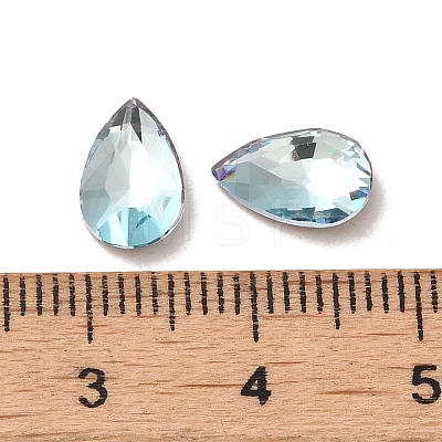 Glass Rhinestone Cabochons RGLA-P037-11B-D202-1