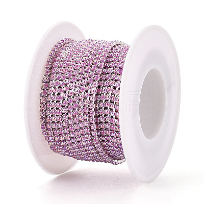 Iron & ABS Imitation Pearl Cup Chains CH-T007-01A-06-1