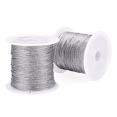 2 Rolls Round PET Metallic Thread MCOR-TADJ0001-01D-02-1