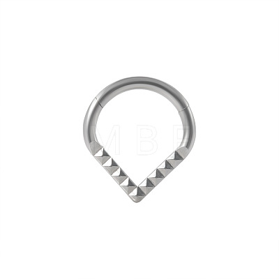 304 Stainless Steel Hoop Nose Rings WG6D581-01-1