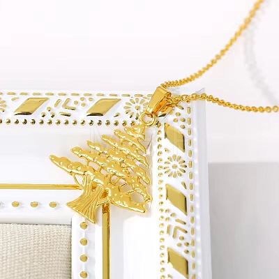 304 Stainless Steel Pendant Necklaces for Women WGAB0B0-01-1