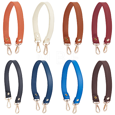 8Pcs 8 Colors PU Leather Bag Strap DIY-FH0004-80-1