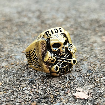 Retro Zinc Alloy Finger Rings for Men FS-WG2C134-09-1