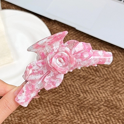 Cellulose Acetate(Resin) Claw Hair Clips PW-WGD526A-03-1