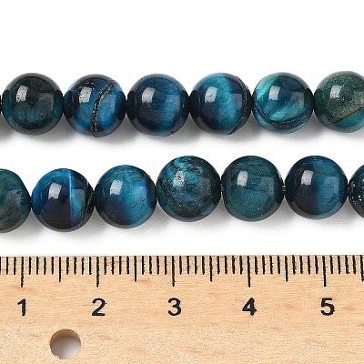 Grade B Natural Tiger Eye Beads Strands G-F591-18-8mm-02-01-1