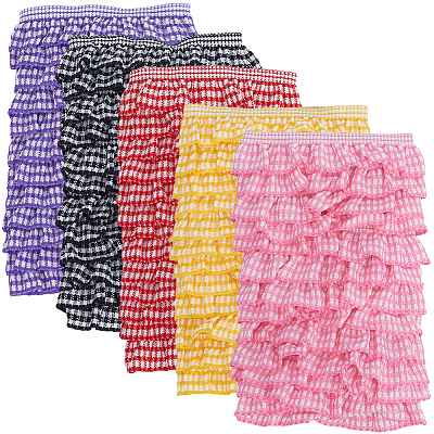 10Yards 5 Colors Polyecotton Elastic Ribbon OCOR-GF0006-18-1
