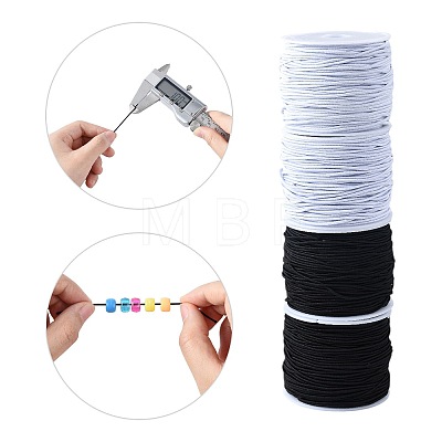 4 Rolls 2 Colors Elastic Cords EC-FS0001-01-1