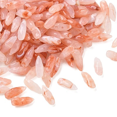 Two Tone Imitation Gemstone Style Acrylic Beads AC-CBA6852-01C-1