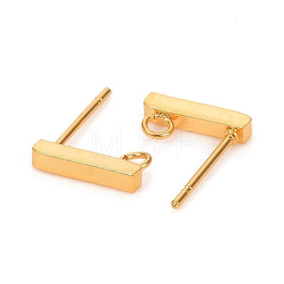 304 Stainless Steel Stud Earring Findings STAS-I150-03G-1