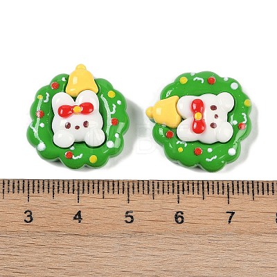 Christmas Opaque Resin Decoden Cabochons CRES-M036-12G-1