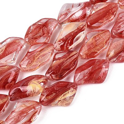 Handmade Lampwork Beads Strands LA-N046-02H-1