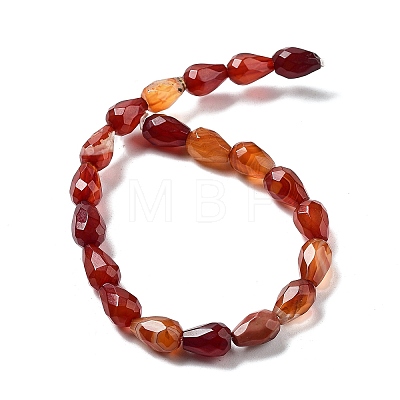 Natural Red Agate Beads Strands G-P520-B06-01-1