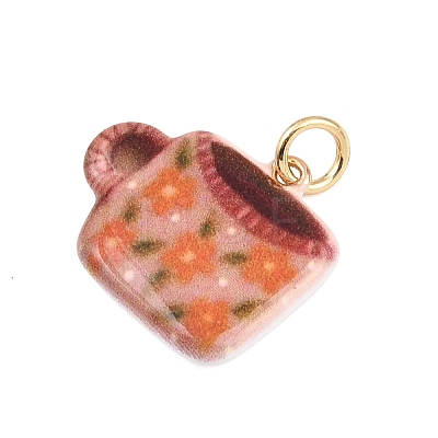 Brass Enamel Pendants LS-ENAM-I087-03D-1