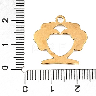 304 Stainless Steel Enamel with Glitter Pendants STAS-Z186-13G-1