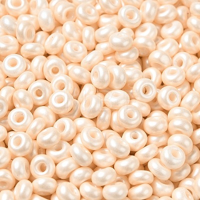 Baking Paint Luster Glass Seed Beads X-SEED-B001-04A-02-1