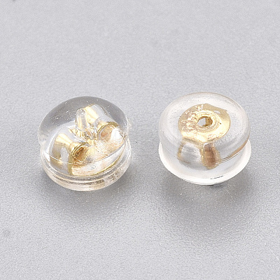 Silicone Ear Nuts X-KK-T038-457G-1
