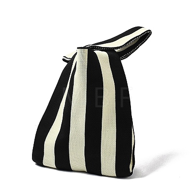Polyester Mini Knit Tote Bags ABAG-C008-01B-03-1
