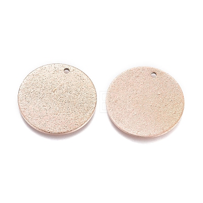 Ion Plating(IP) 304 Stainless Steel Pendants LS-STAS-G211-20mm-02RG-1