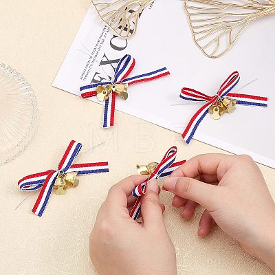 30Pcs Polyester Bowknots DIY-CA0005-30-1